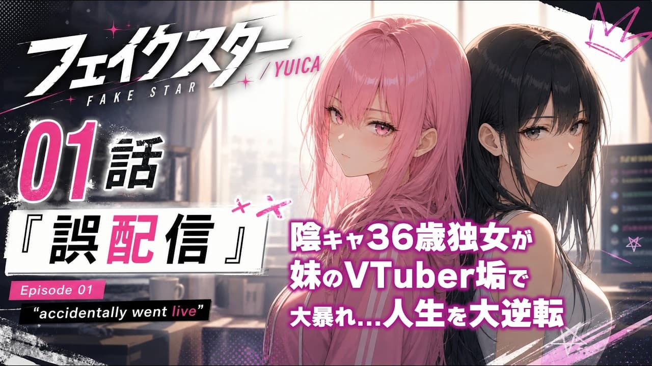 アニメ版『フェイクスター/YUICA』 第1話『誤配信』